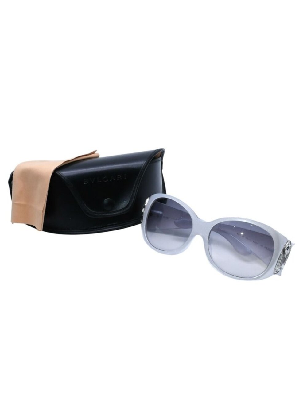 Bvlgari Sunglasses Crystal 63 17 Eyewear Gray